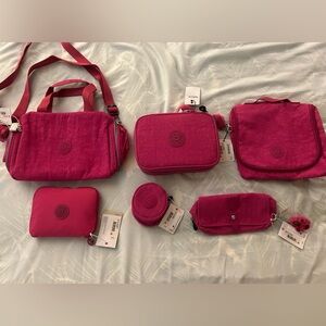6 Piece KIPLING Bag Set All Are Brand New, Unused With Tags!